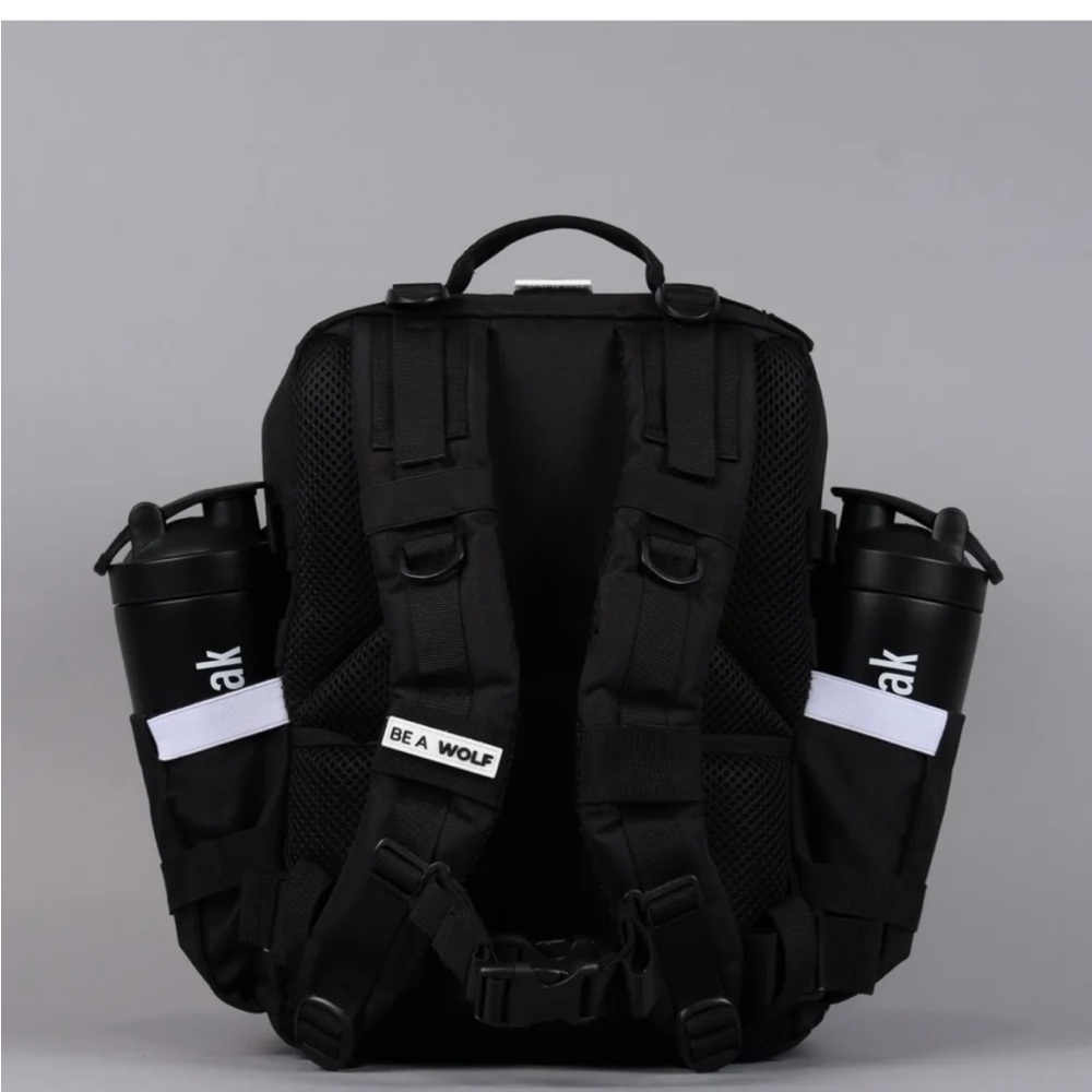 25L BACKPACK ALPHA BLACK WITH WHITE ACCENTS NWT - Picture 6 of 8